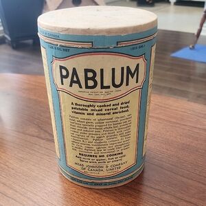 Vintage Pablum Cereal Tin